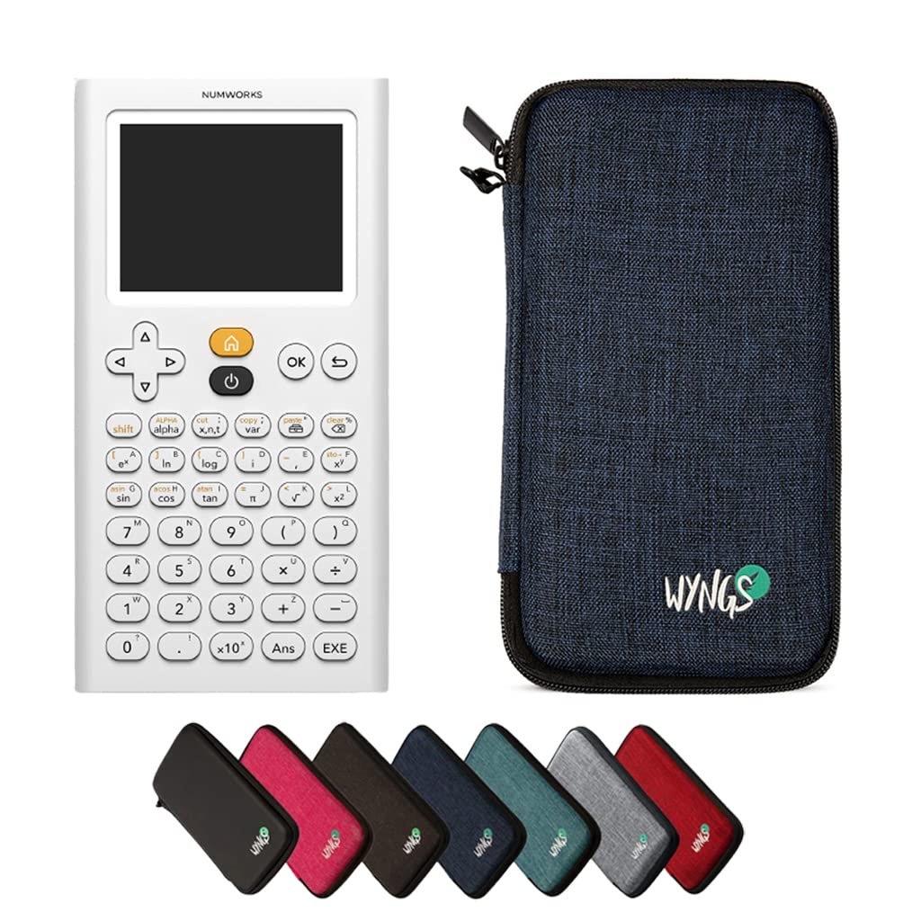 NumWorks including a WYNGS protective case in Blue - Basic Set