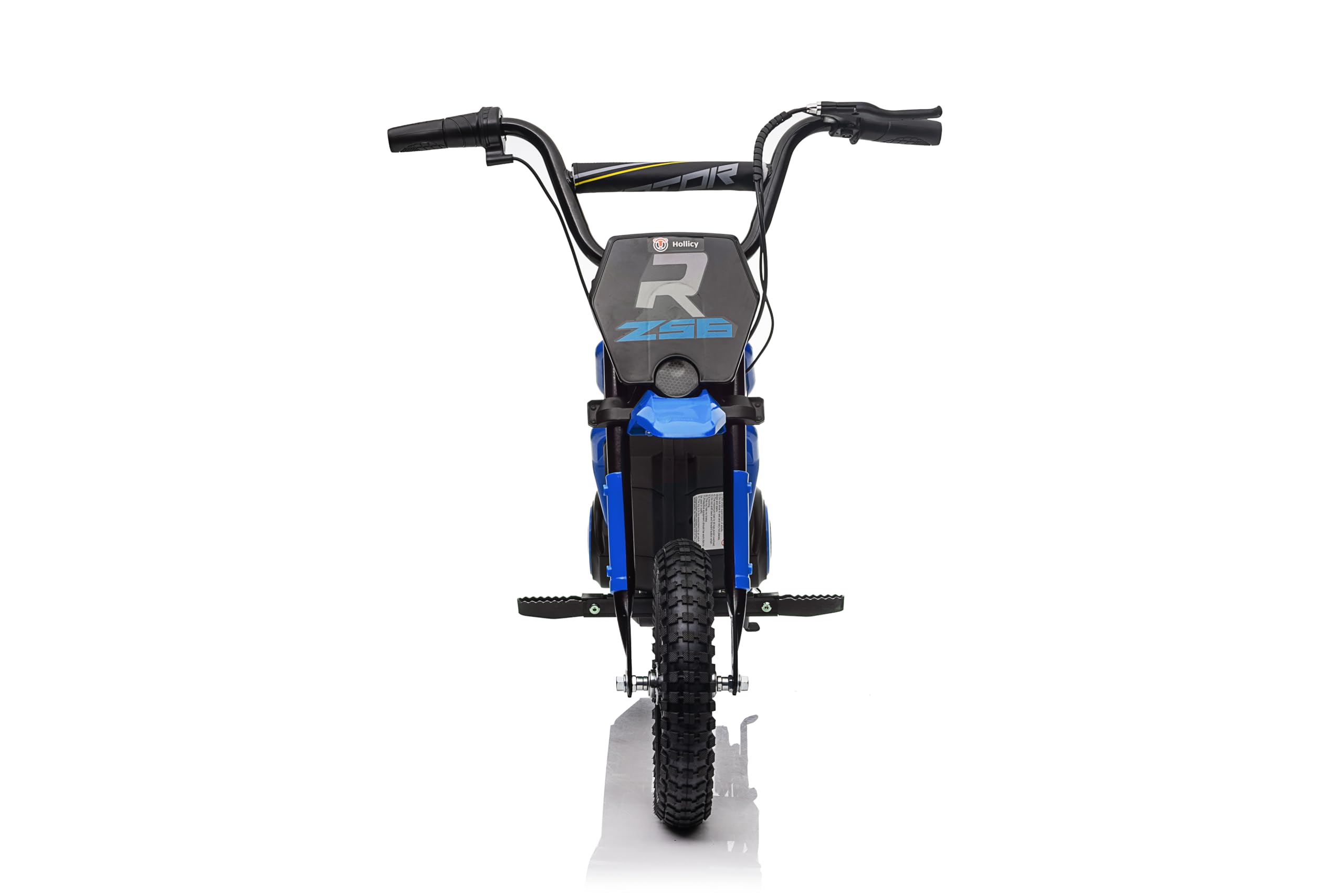 FINOOS Motocicleta Eléctrica Niños, Moto Eléctrica con Motor de 350W, 2 Modos de Velocidad de 8/16 KMH, 20km de Largo Alcance, Neumático de 12'', Moto Cross para niños de 3 a 8 años (Azul)