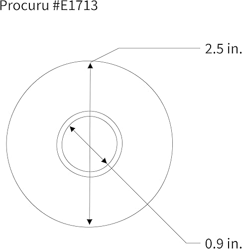 Miniatura 8 de PROCURU Cubierta de tubo de pared CTS de 1-14 pulgadas (1-38 pulgadas OD) E1727, acero cromado con SureGrip, nueva instalación de trabajo, para
