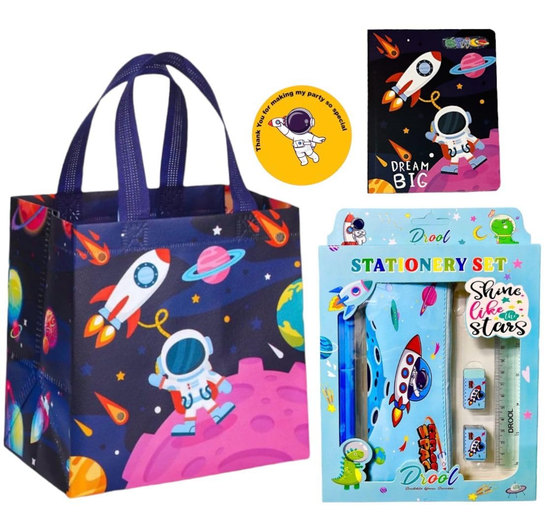 LE DELITE Cartoon party return gift set stationary combo pack I stylish cute school stationary for kids (space gift set with bag & diary) (B0CSC13HWV) Amazon Price History, Amazon Price Tracker