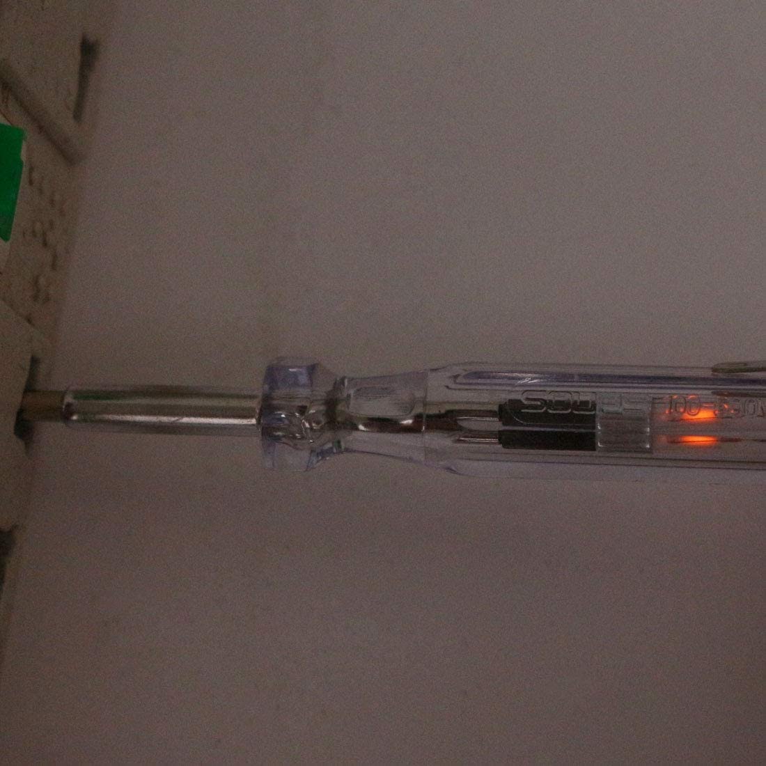 XYWHPGV Spanning Detector Pen, Contact Spanning Tester 3mm Slot Schroevendraaier Elektrisch Circuit Tester Detector Elektroprobe 100-500V(6e2f1 c5100 7e70c e2795 80d85 4a8c7