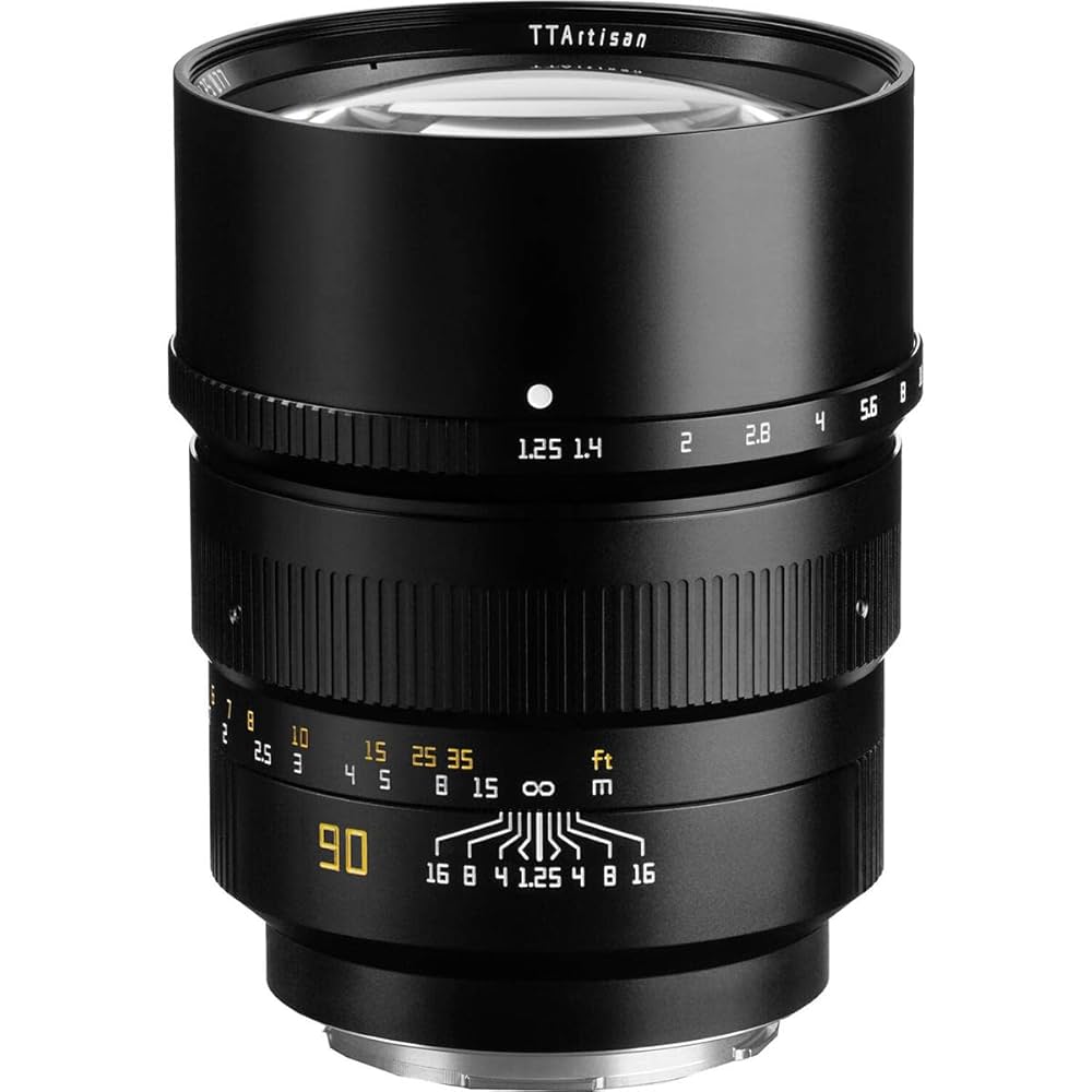 レンズ(単焦点) TTARTISAN 90mm F1.25 X-Mount TTARTISAN 90mm F1.25 Mirrorless Version-Full Frame Lenses