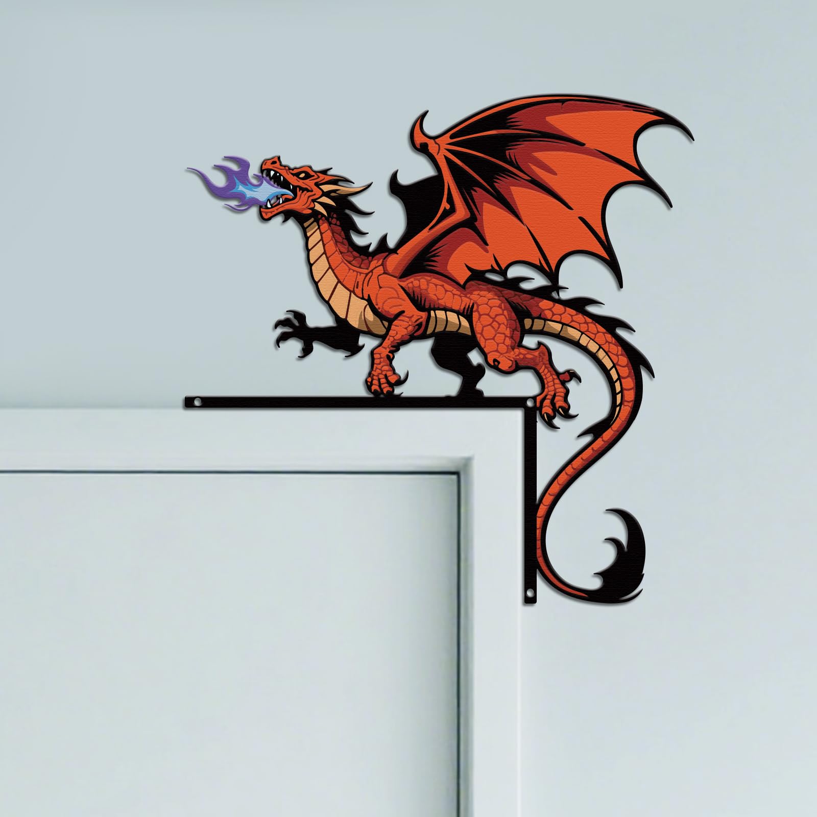 CUTHOLLOW Dragon Metal Door Frame Decoration