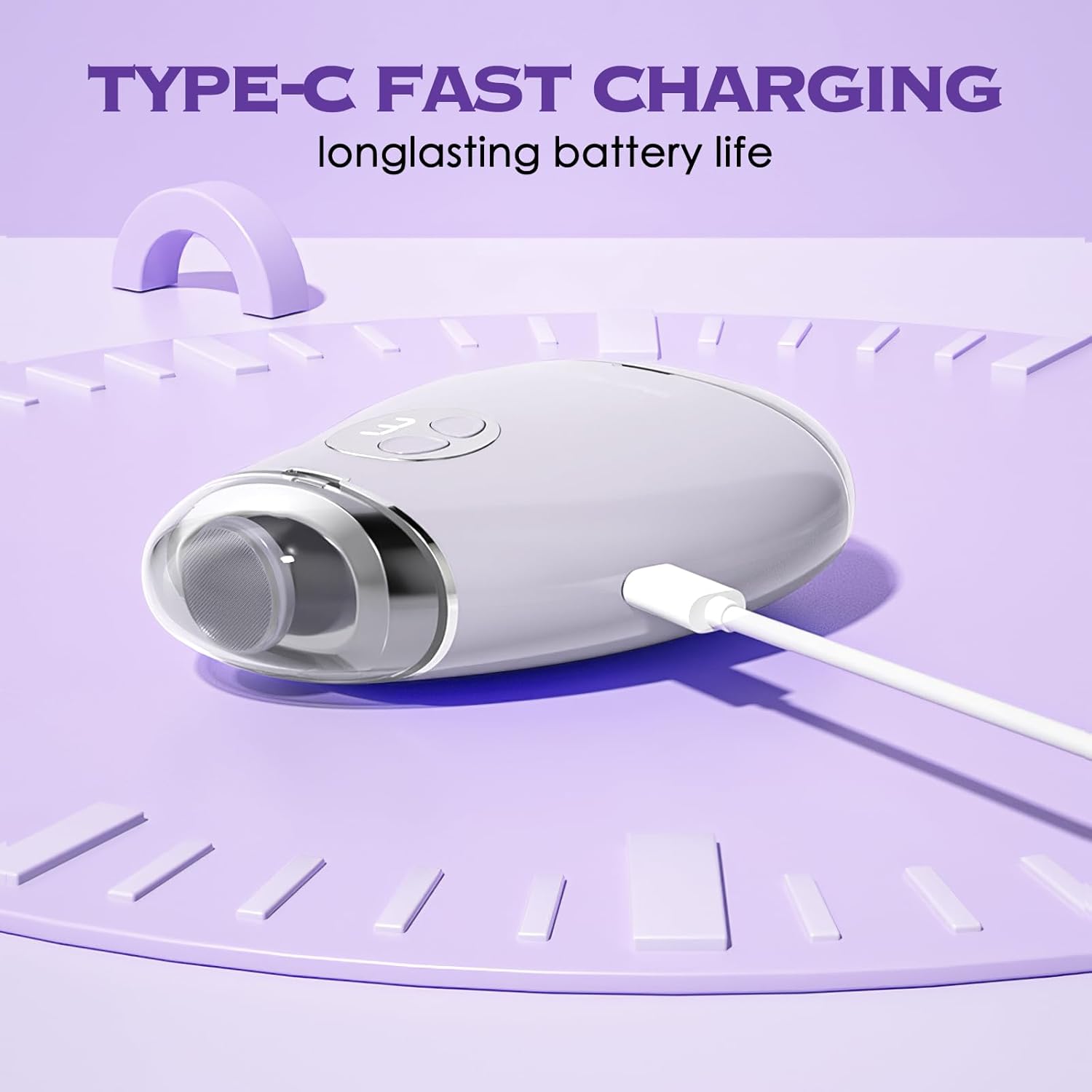 2 in 1 Electric Polishing Automatic Nail Clippers, Automatic Electric Nail Clipper, Electric Toe Nail Clippers for Adults Seniors, 3 Adjustable Speeds LCD Digital Display,with LED Light(Yellow)