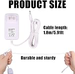 5V Charger for Hello Baby Monitor HB6550 HB50, Baby Monitor Power Cord Replacement Charging Cable Power Adapter Supply for HelloBaby Camera Monitors Accessories