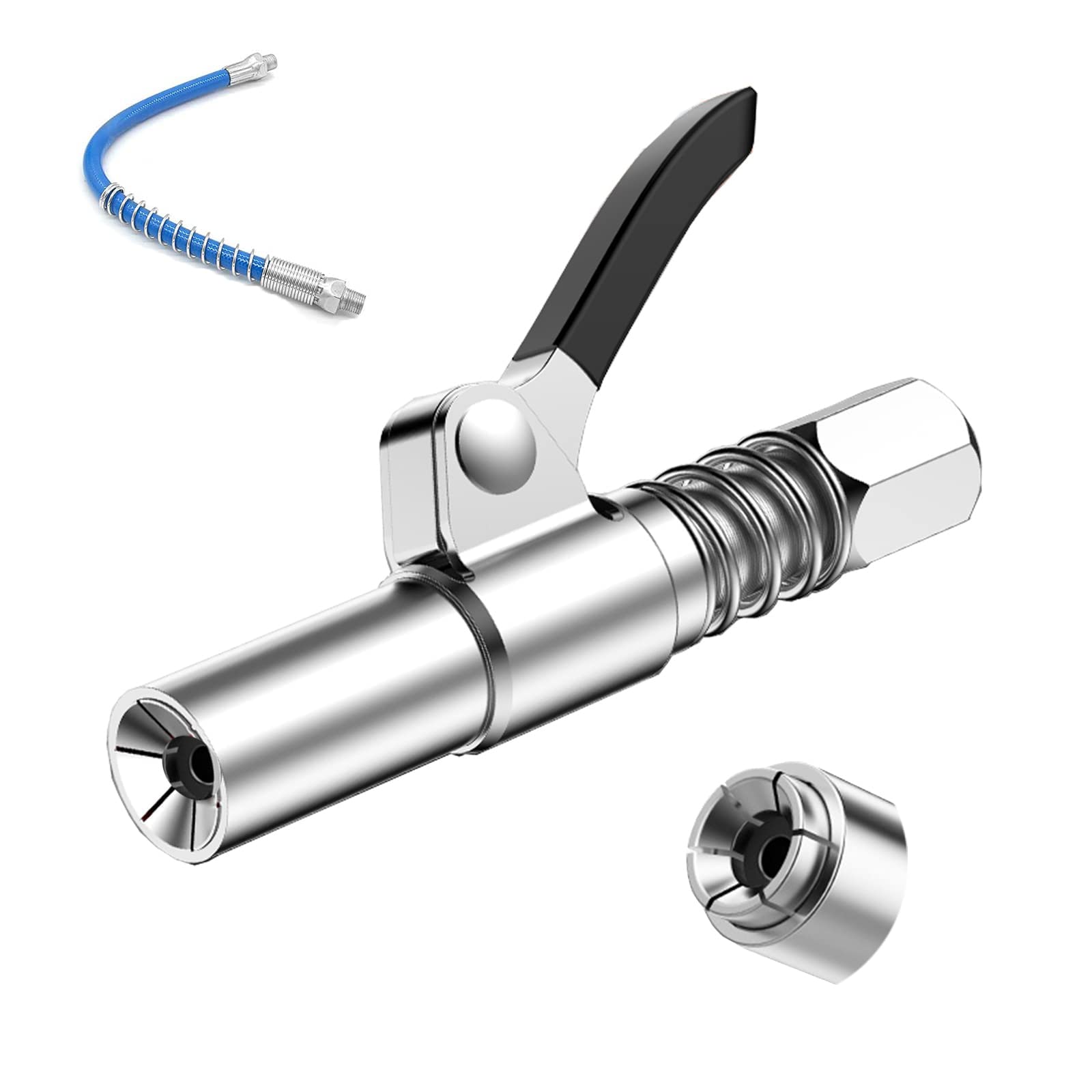 Buy Caluself Grease Coupler with Double Handle,10,000 PSI Greases