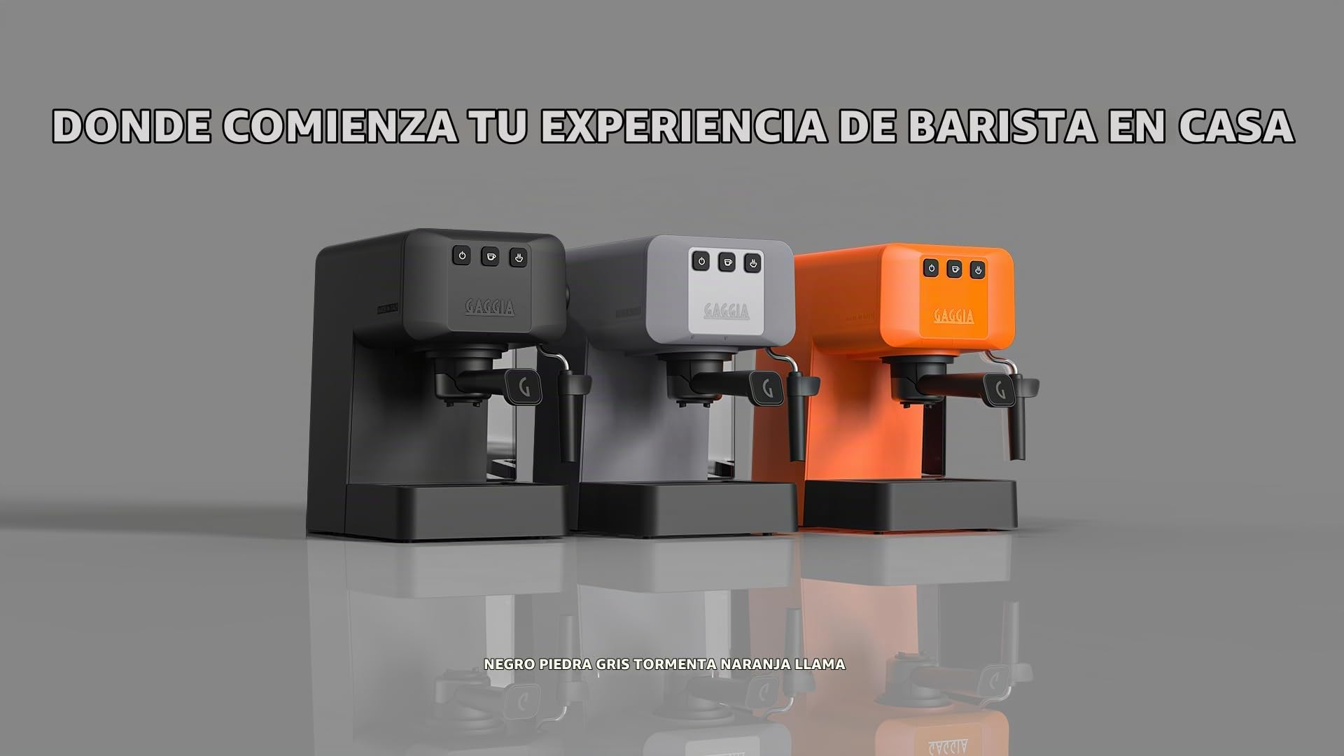 Gaggia EG2109 Orange, Cafetera Espresso Manual para Café Molido o Monodosis, sistema POD para Espressos Cremosos con Monodosis, Preinfusión Automática, Nuevo Modelo 2023, 100% Made in Italy