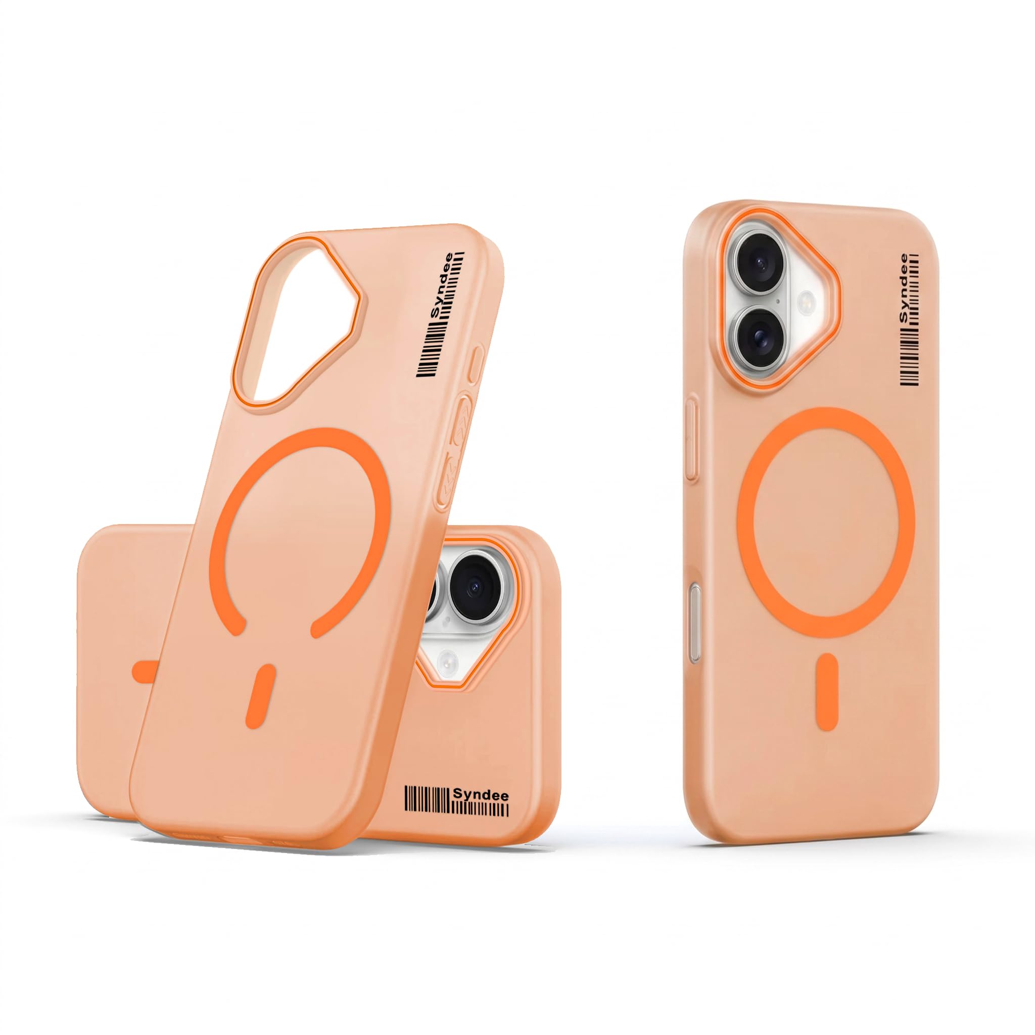 DL3 Mobilak Case Back Cover for iPhone 17, Sleek Frosted Translucent Back Only Compatible with Wireless Magnetic Accessories | Anti-Scratch Shockproof Phone Case