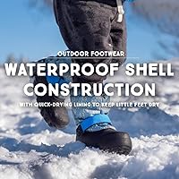 Vista 4 de Northside - Botas de nieve con aislamiento para niños pequeños y niños grandes