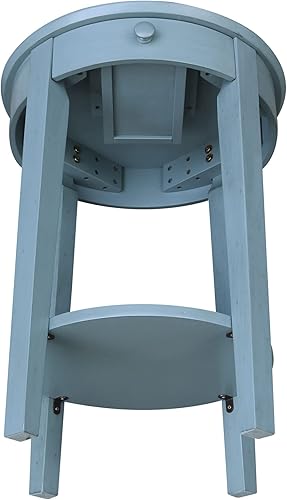 Miniatura 34 de IC International Concepts Phillips - Mesa decorativa con cajón, diseño versátil para sala de estar o dormitorio, construcción de madera resistente,