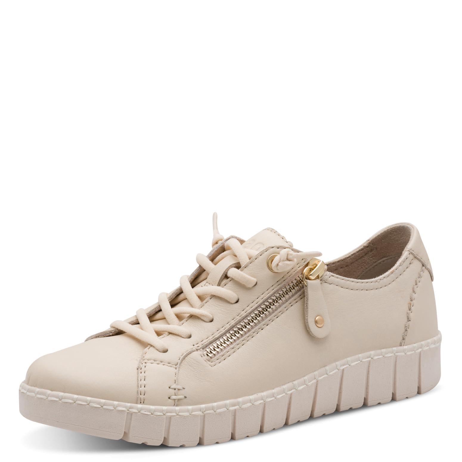 Jana Women's Damen Sneaker Low 8-23704-46, Beige, 4 UK