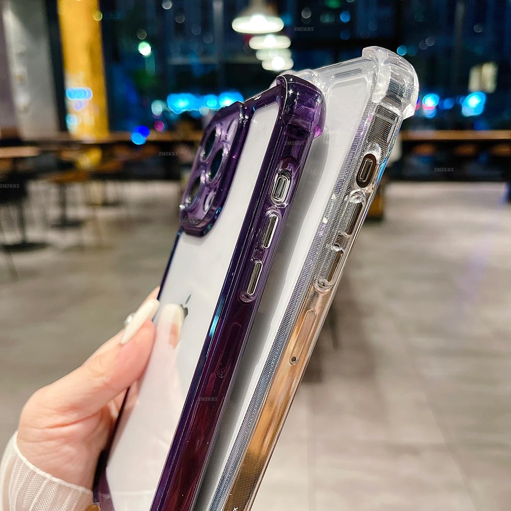 Odporny na wstrząsy silikonowy zderzak do iPhone'a 15 14 13 12 11 Pro Max X XR XS 7 8 Plus Crossbody smycz skórzany łańcuch, fioletowy, do 13Promax