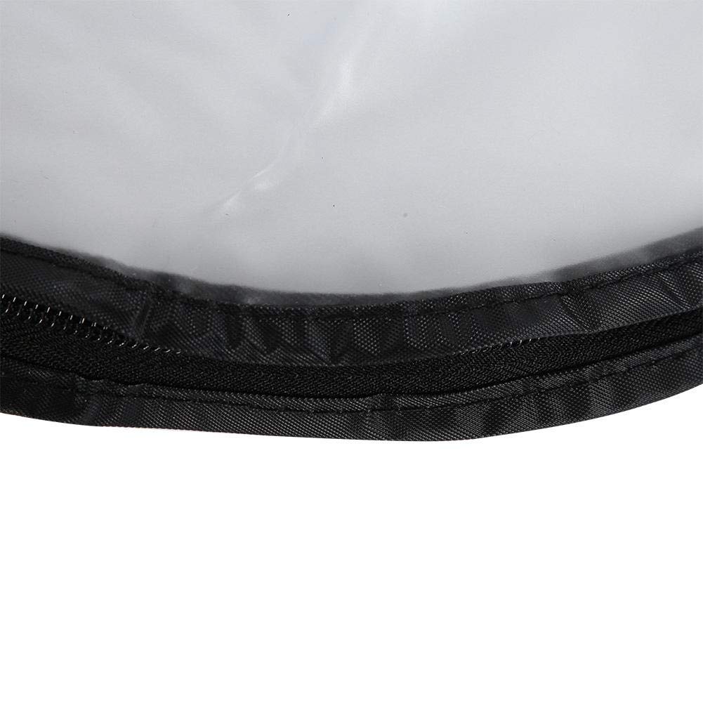 Funda de Bolsa de, Cubierta Impermeable a Prueba de Polvo para Bolsas de Transparente con Cremallera, Protección Total contra Lluvia y Suciedad