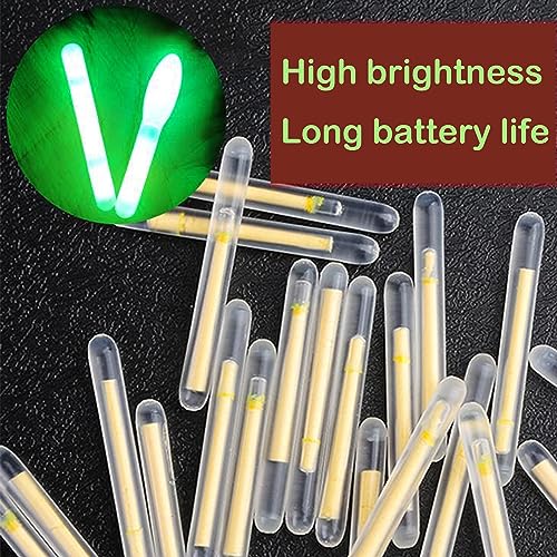 TogtherKings 60 Stück Angeln Leuchtstäbe,Angel Leuchtstäbe Mit Leuchtender,Nachtlicht Knicklicht Angeln,Nachtlicht Knicklicht Angeln 4,5 * 37mm,für Schwimmer, Schwimmer, Rutenspitzen, Stangen