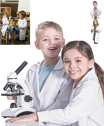Miniatura 3 de IntelliFun Abrigo de laboratorio para niños, ciencia, médico, laboratorio, diversión de 2 a 10 años