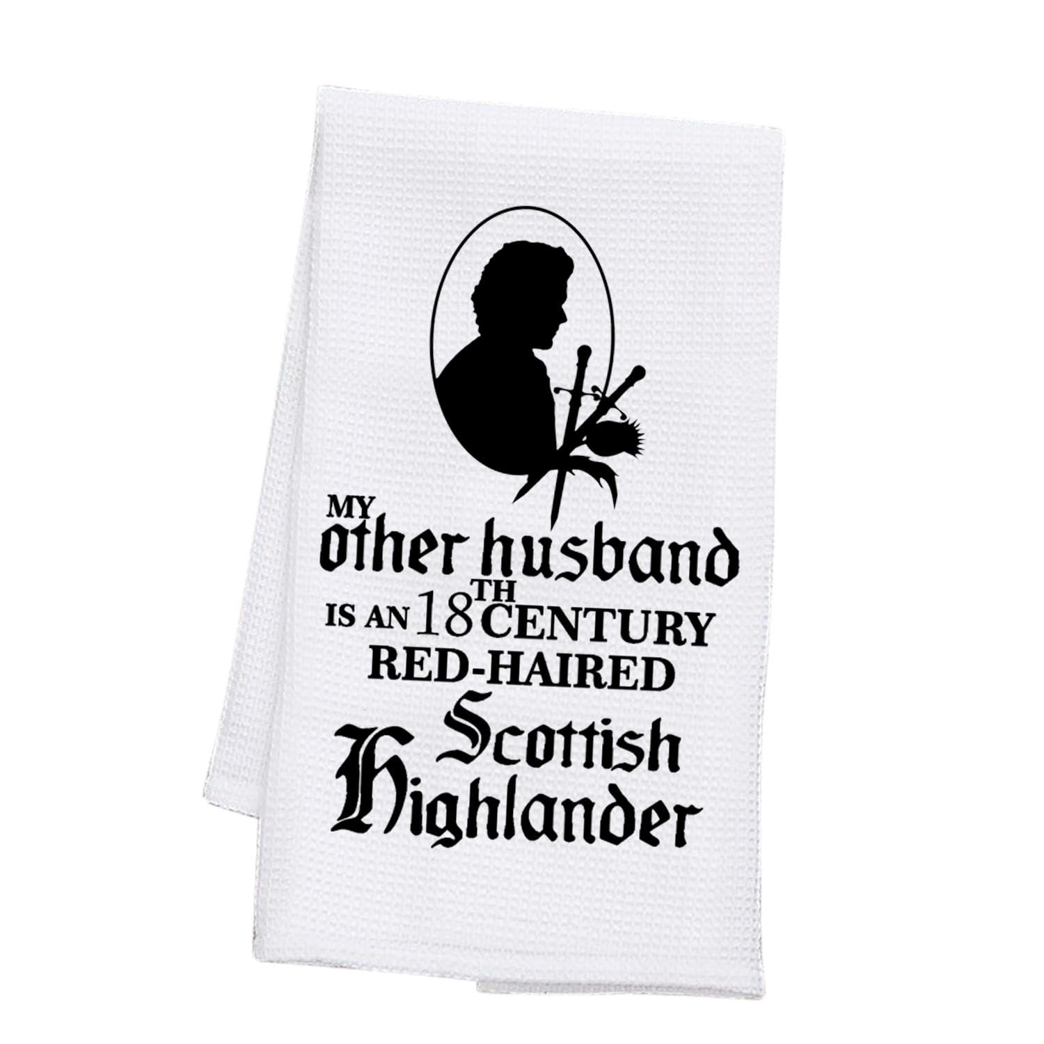 Outlander serviette de cuisine humour écossais pour décoration de table