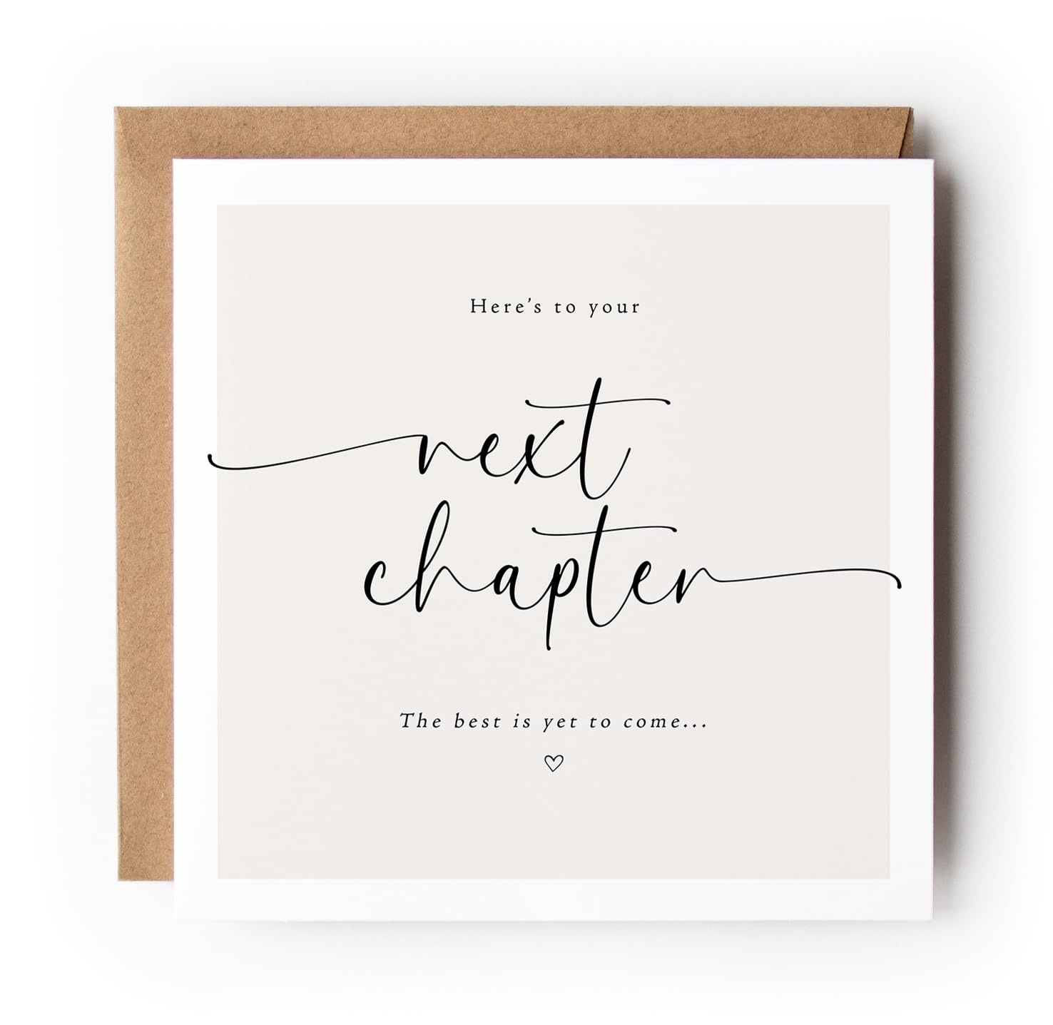 Next Chapter Card, New Job Congratulations Card, Promotion, Good Luck Card, Divorce, University, Simply Said Collection