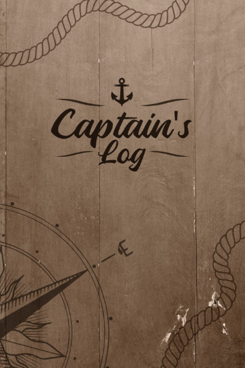 Captain's Log: Boating Notebook | Ship Sailing Journal | Boat Repair & Maintenace Log Book - Marine Gifts for Men with Nautical Style Cover