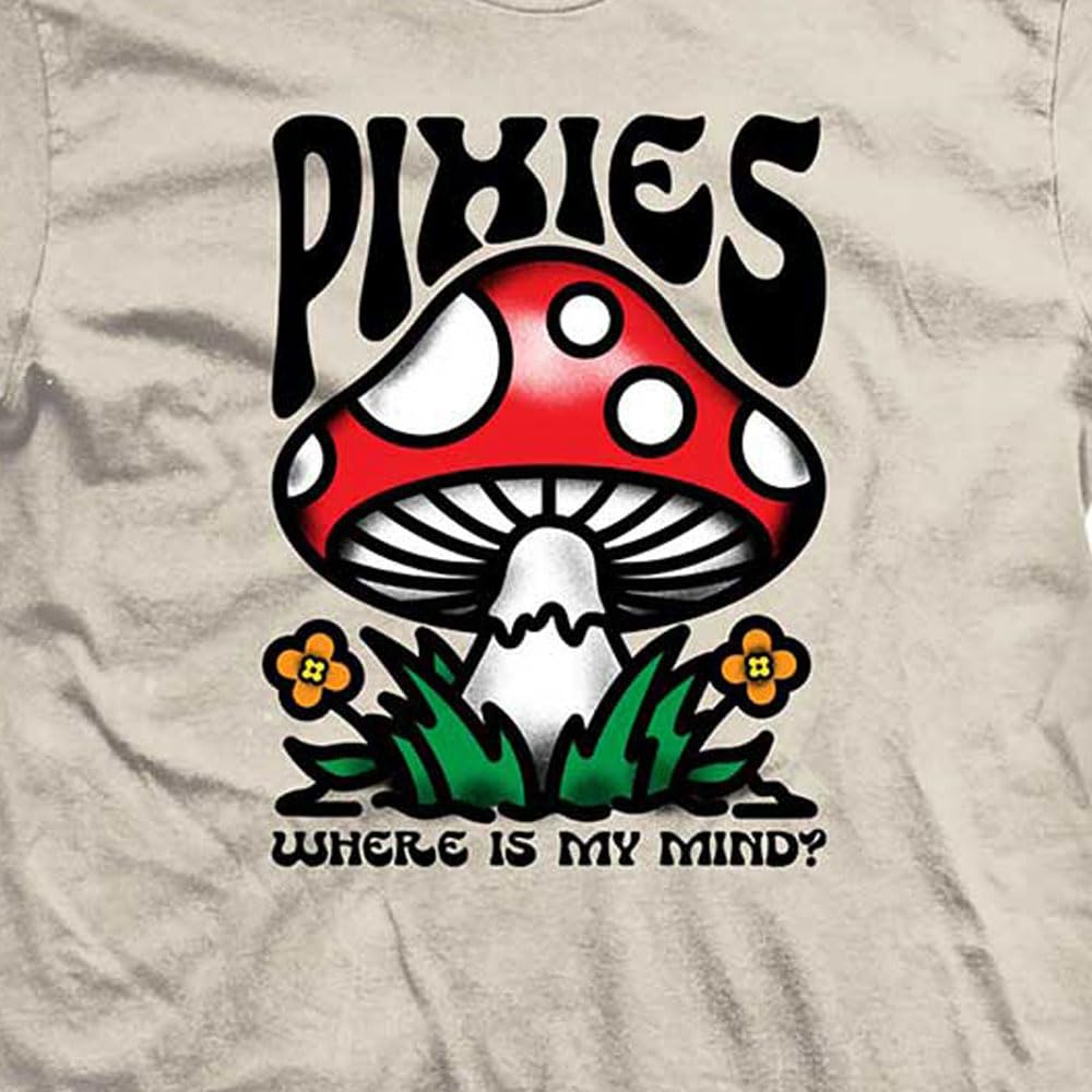 Pixies Mindshroom Band Logo T Shirt