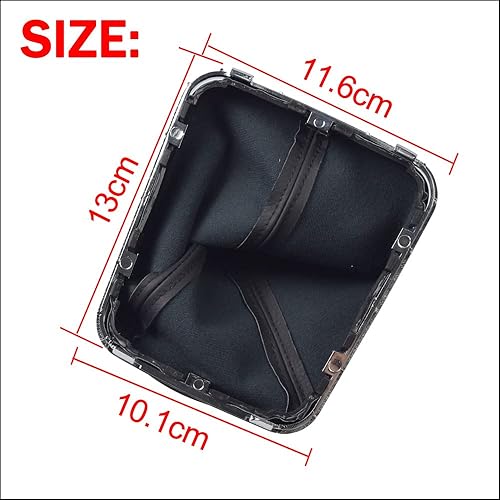 Miniatura 2 de Hacreyatu Pomo de palanca de cambios de coche para Opel Vauxhall Zafira B 2005 2006 2007 2008 2009 2010 2011 2012 2013 2014 56 velocidades con funda