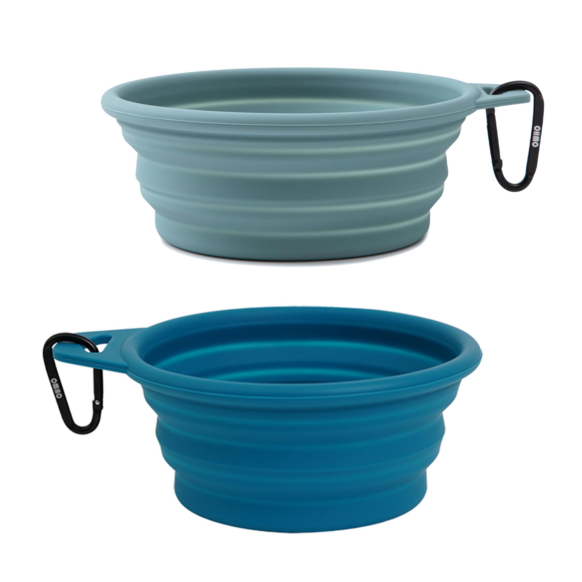 OHMO Collapsible Dog Bowl, (2 Pack 400ml) Premium Silicone Pet Water Bowls for Cats & Dogs - Image 2