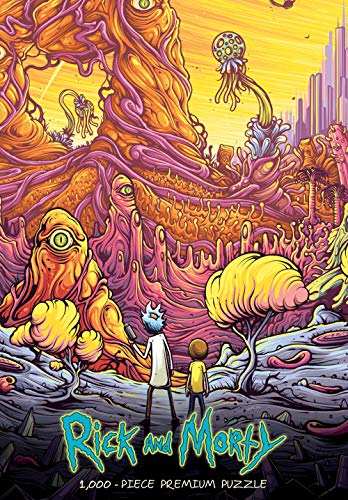 image for USAOPOLY Rick & Morty “Into The Rickverse” 1000Piece Premium Puzzl