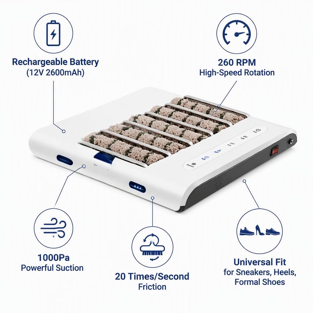 Limpiador de suelas eléctrico profesional para el hogar y la empresa, funcionamiento automático.