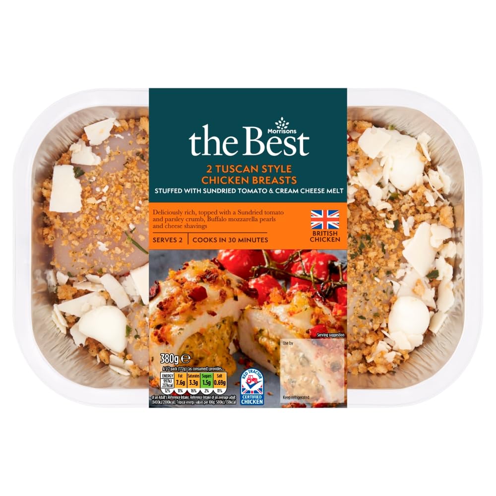 Morrisons The Best 2 Tuscan Style Chicken Breasts, 380g