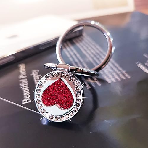 Miniatura 3 de JAHOLAN Soporte de anillo para teléfono, soporte de dedo con rotación de 360, soporte de anillo de metal para teléfono, soporte plegable para