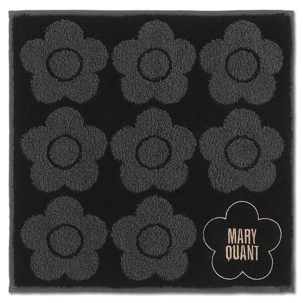 Amazon｜[マリークワント] デイジーラインアップ ミニタオル ブラック