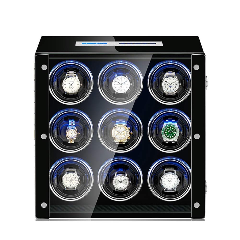 YNIYUJKL Self Winding Automatic Watch Winder Dust-Proof Box, Self-Winding Mechanical Watch Box With Quiet Motor, Rocker Storage Display Case