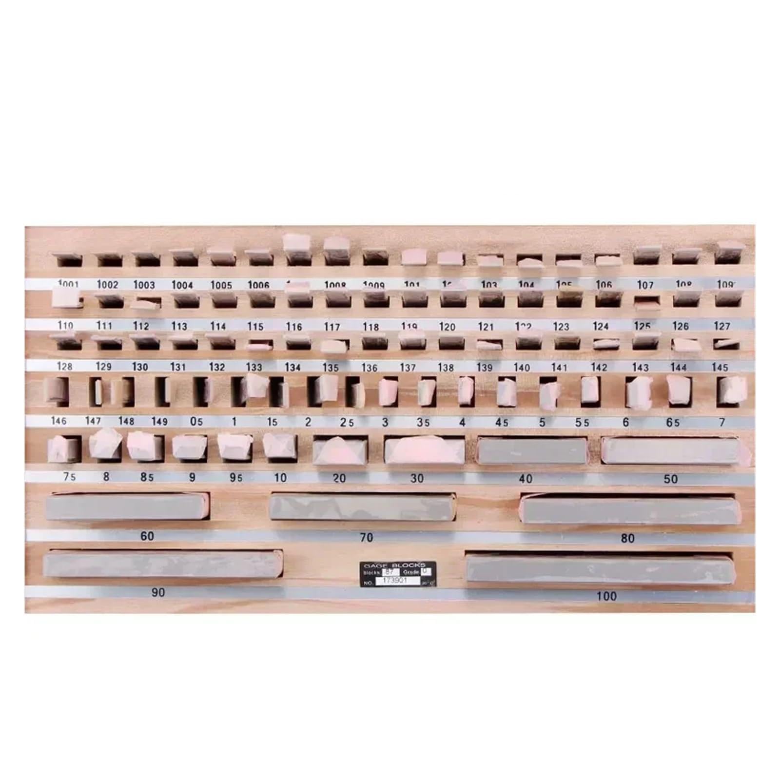 CVFRDD Gauge Block Set 1 Grade 0 Inspection Block Gauge Test Caliper Blocks Measurement Instruments(87pcs 0 grade)