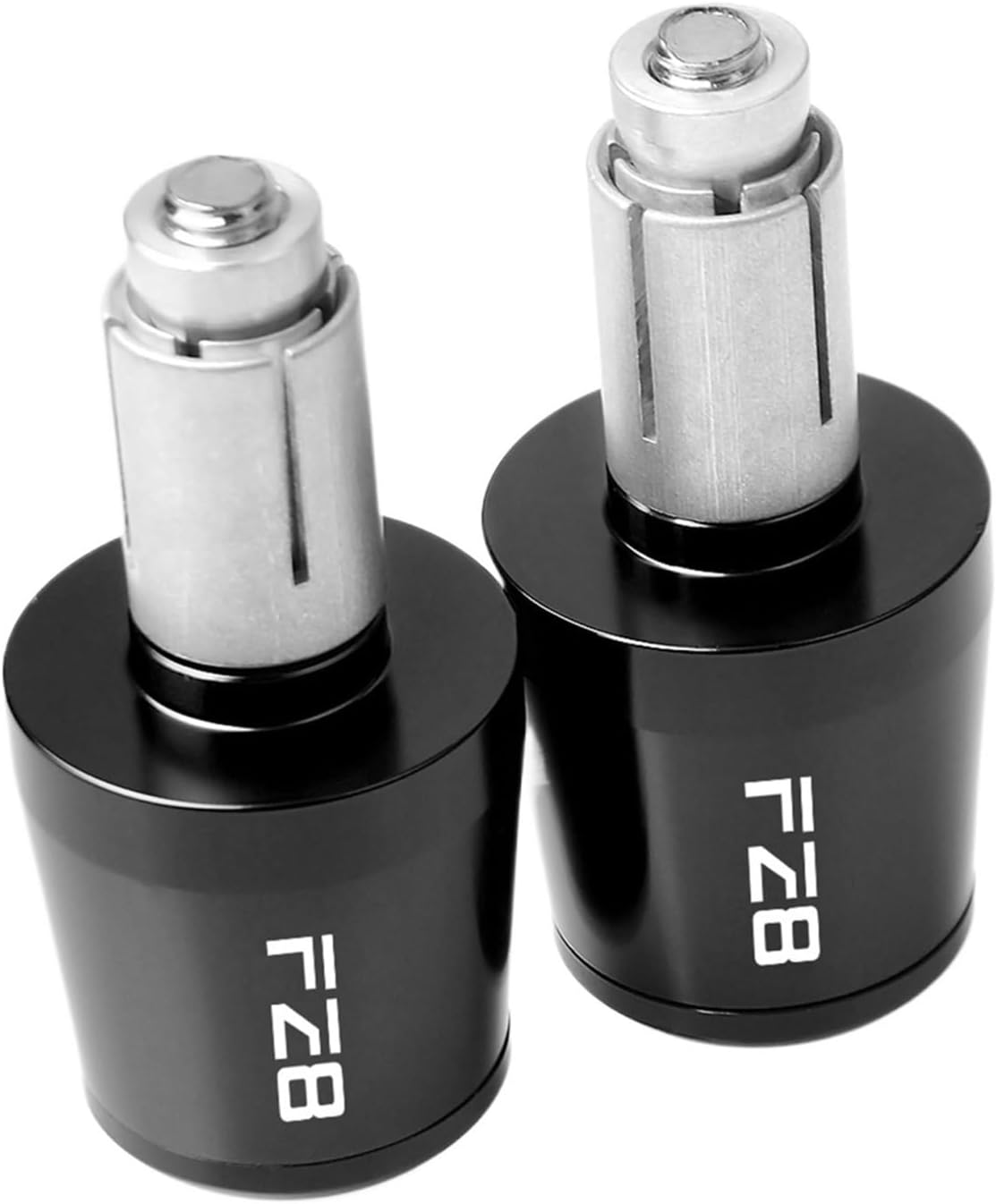 Bar Ends Motorcycle Handlebar Grips Handle Bar Cap End Plugs Silder Grip Ends Compatible with Ya ma ha FZ8 2010-2016 2011