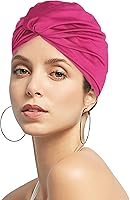 Vista 7 de Gorro de natación de elastano para verano, no impermeable, antideslizante, elástico, para piscina, gimnasio, deportes acuáticos subacuáticos