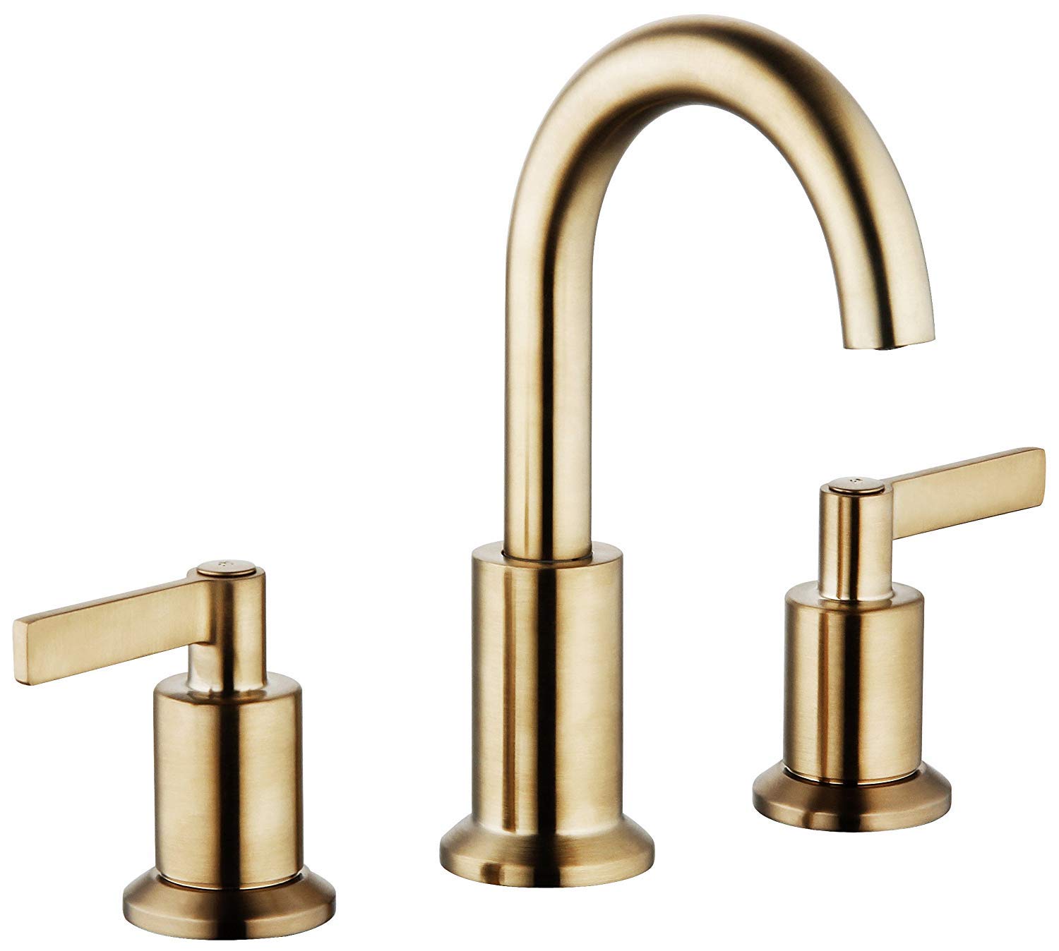 LFS-0188-CS 8'' Two Handle Widespread Bathroom Faucet with Pop up Drain, Meets UPC cUPC NSF AB1953 Lead Free, Champagne Bronze