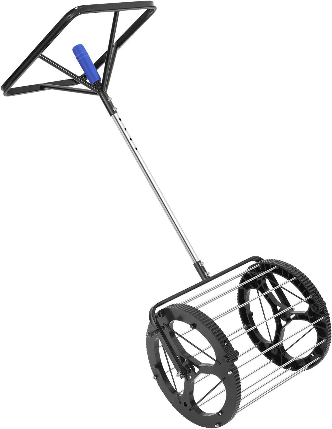 Tennis Ball Picker, Tennis Ball Hopper 80 Balls Capacity, 5 Gears Height Adjustment Automatic Tennis Ball Pickup Basket Tennis Collector for Schools, Tennis Clubs