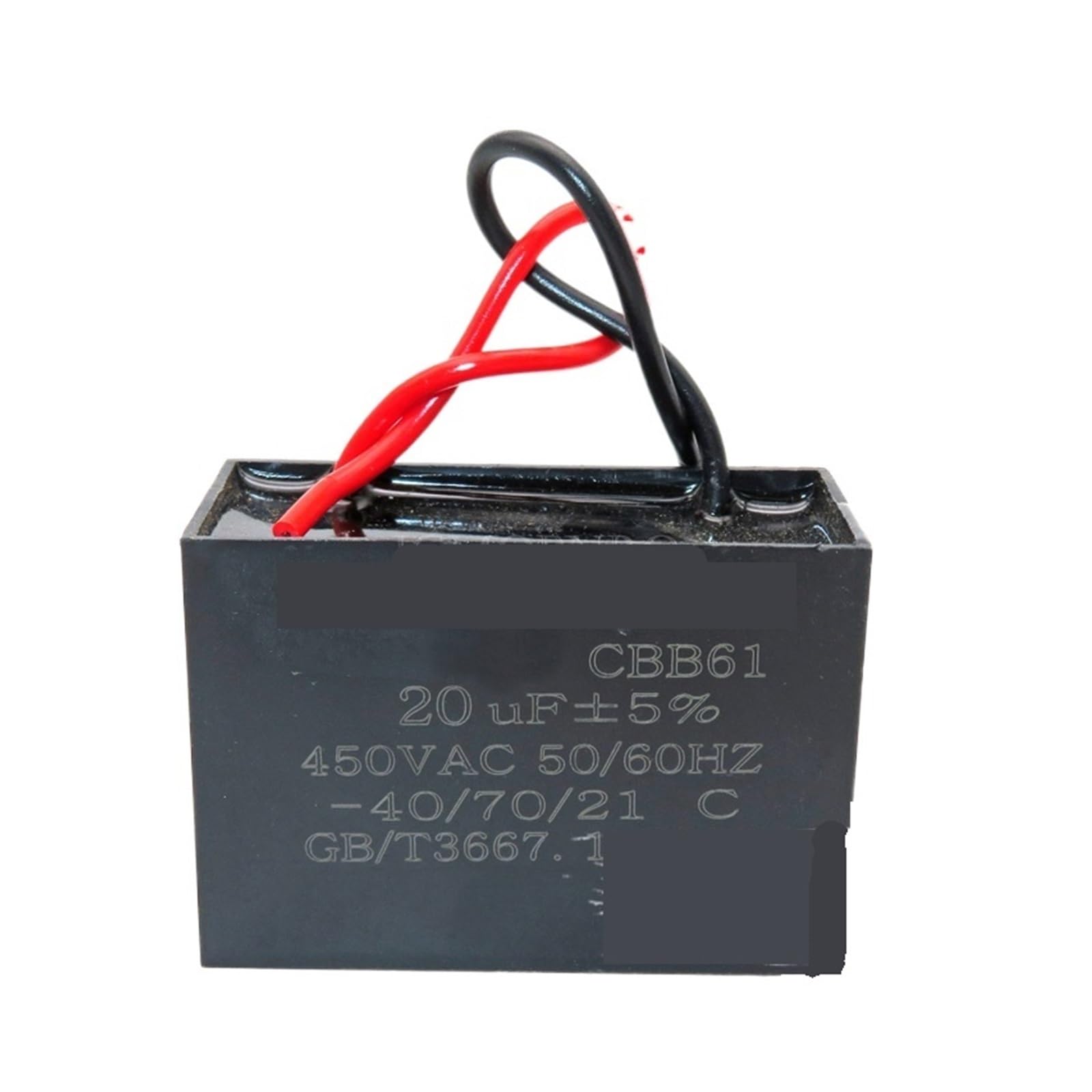 Condensateur de fonctionnement du moteur CBB61 20uf pour ventilateurs