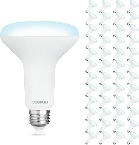 Miniatura 21 de Paquete de 12 bombillas LED empotradas BR30, bombillas de inundación regulables para interiores, CRI80 7 W, equivalente a 65 W, 2700 K, blanco