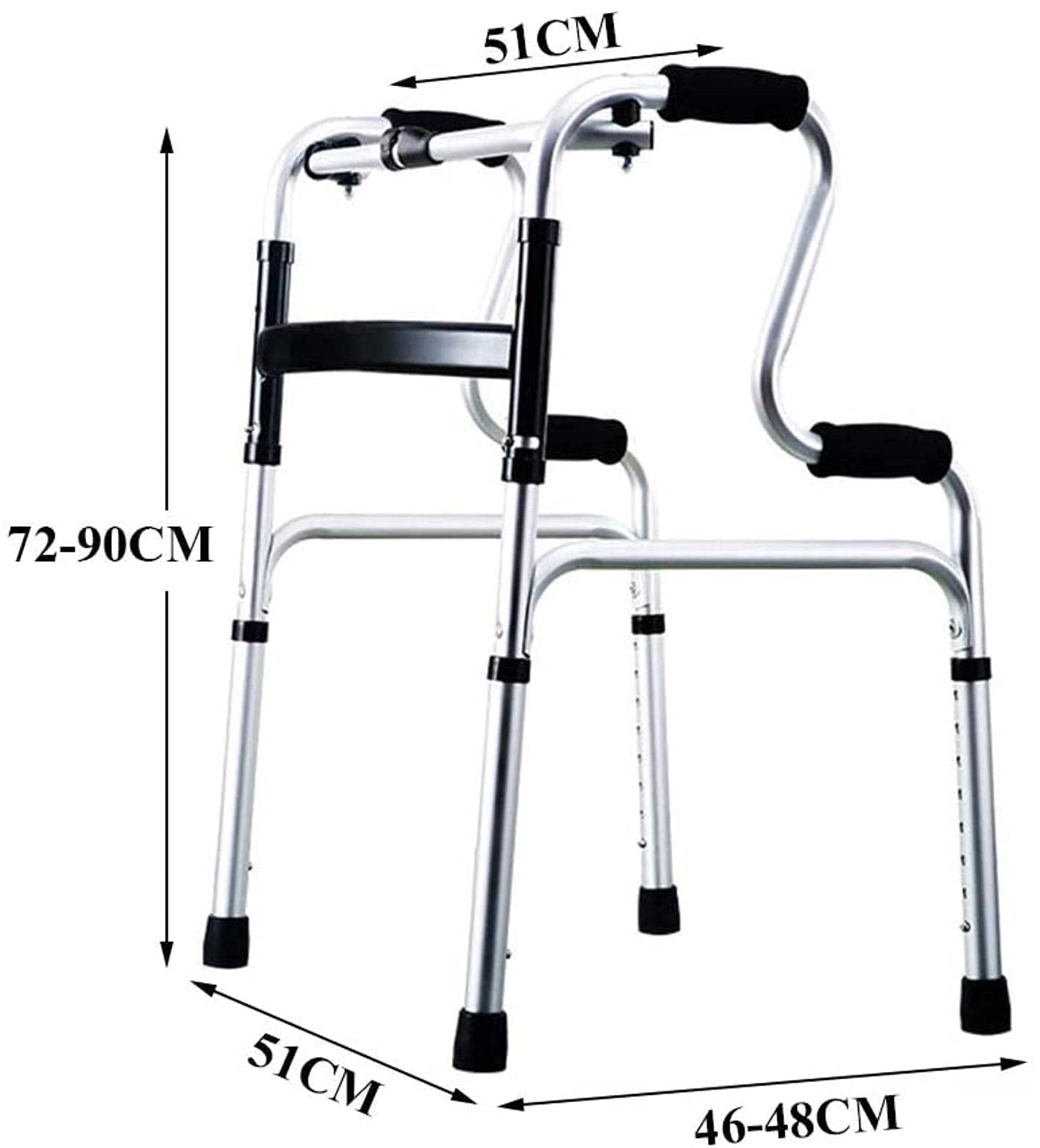 Chodzik Rollator Chodzik Standardowy chodzik Rollator Pomocniczy chodzik Osoby w podeszłym wieku, niepełnosprawni chodzik ze stopu aluminium Maksymalne obciążenie 400 funtów Tęsknota za Comfortable