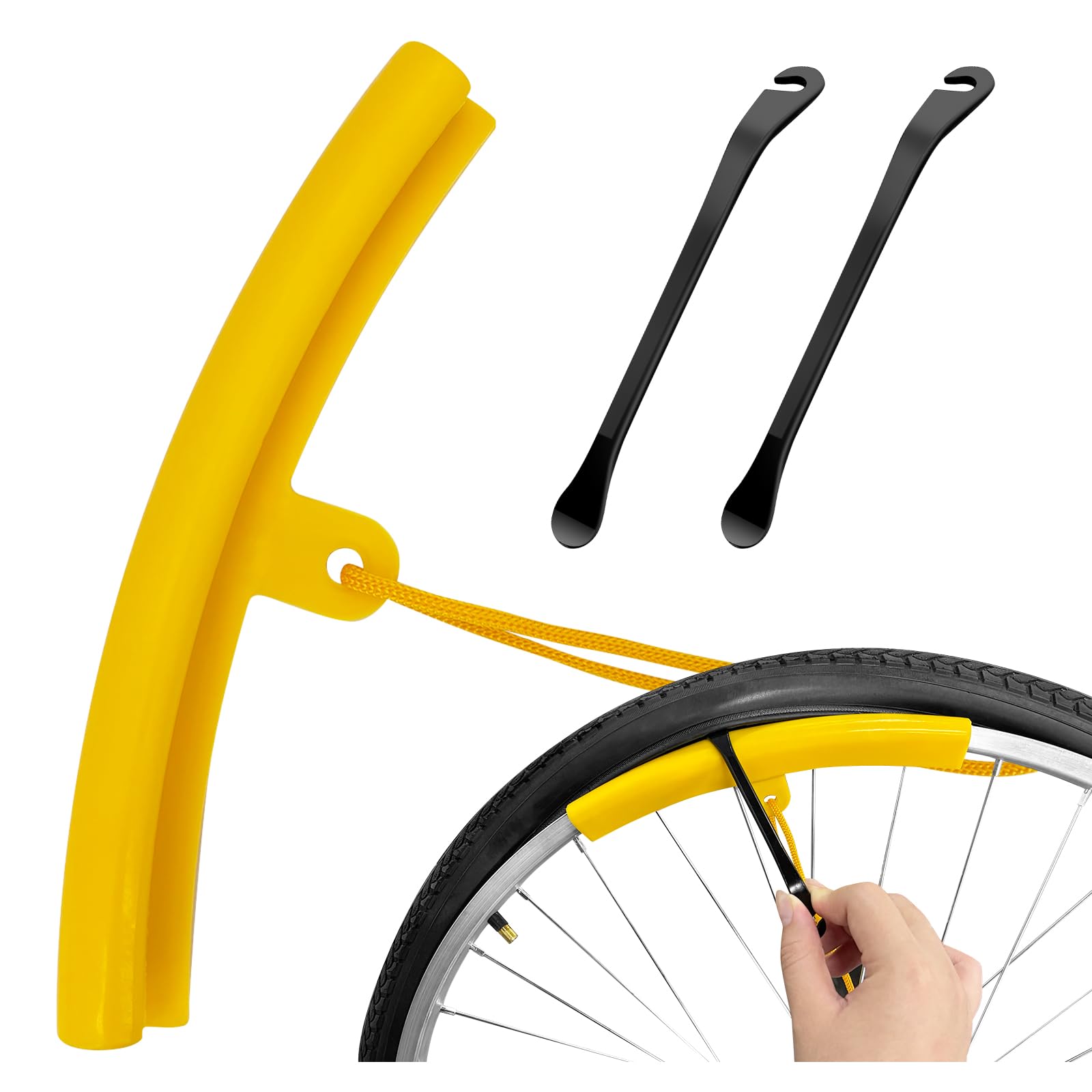 Duoleimi Bandenlichters – 3 Stuks, Voor 24-29 Inch Fietsbanden, Met PU Velgbeschermers, Geschikt Voor MTB, E-bike En Racefiets