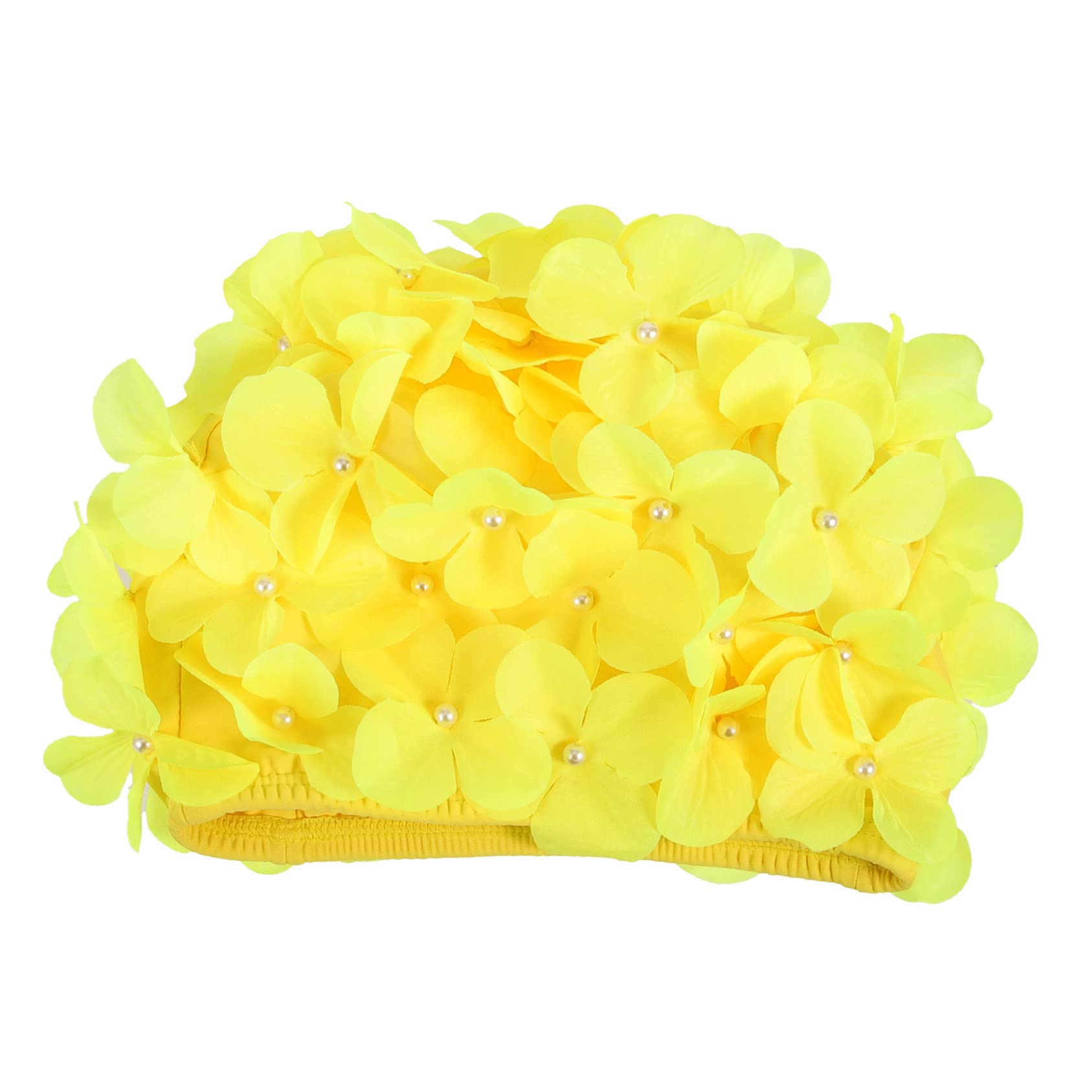 BESPORTBLE 5 Pièces Bonnet de Bain Fleuri Bonnets de Bain pour Les Cheveux Grand Bonnet de Bain Bonnet de Natation Femme Adulte pour Cheveux Longs Polyester