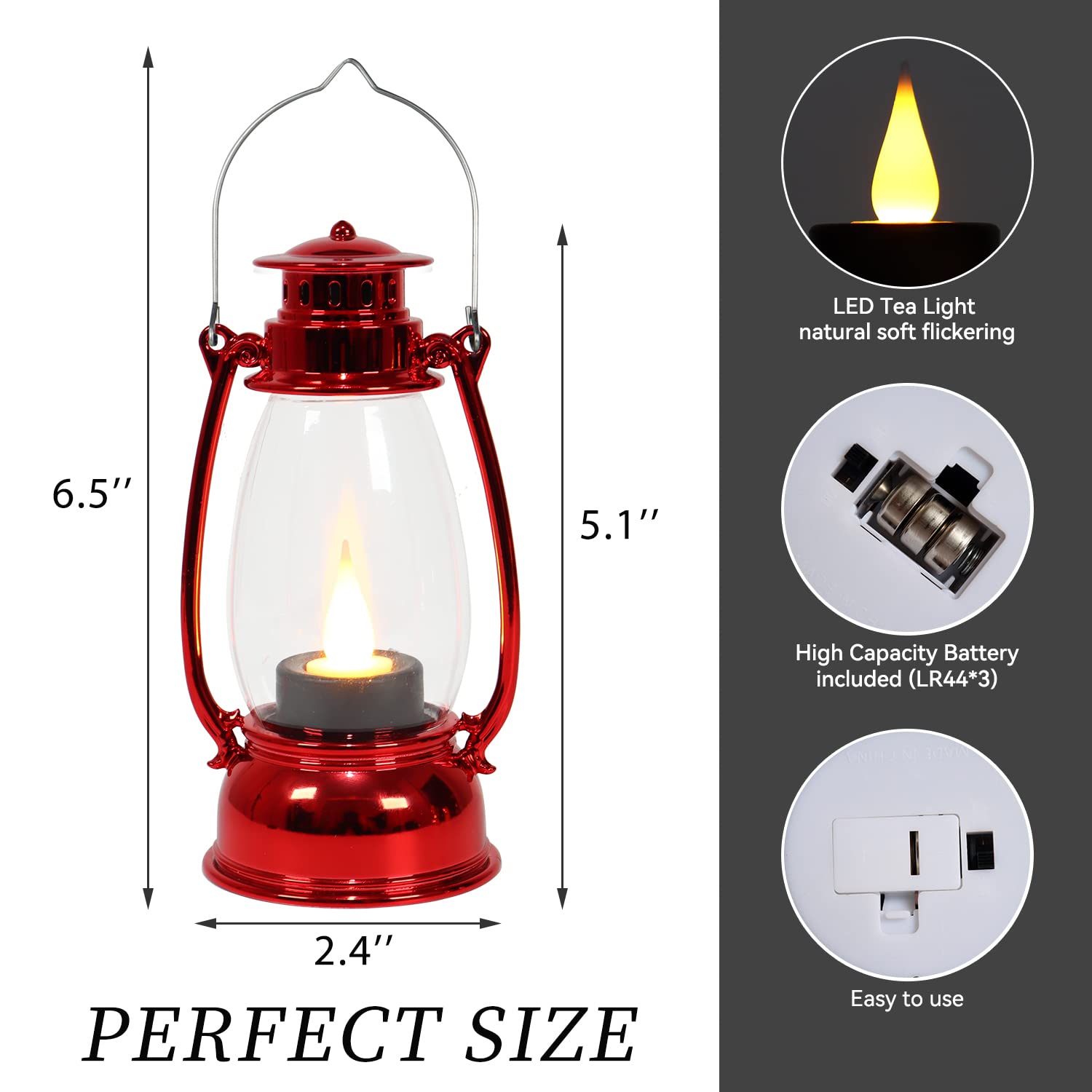 EVER NEW LANTERN 赤 ランタン Amazon.com: Reperla Red Mini Lanterns(12 Pcs-5.1in) with