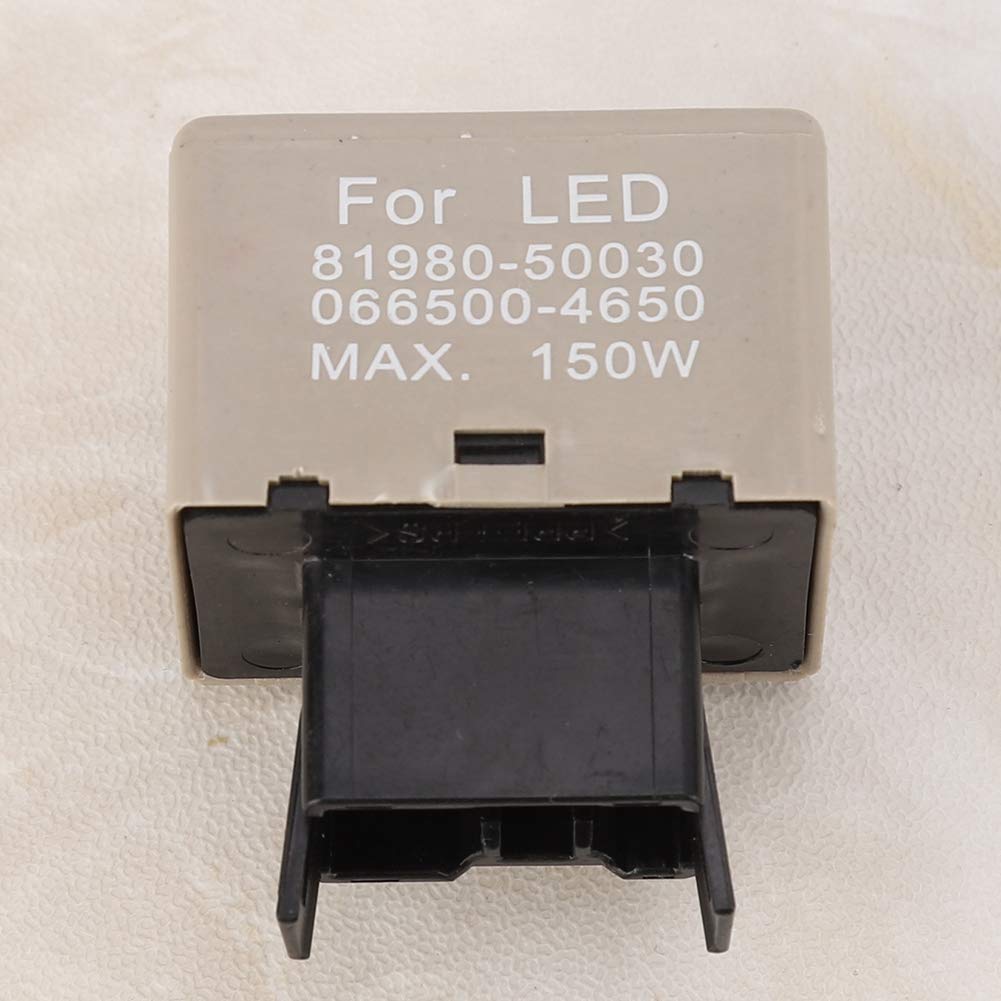 EBTOOLS 8-Pin 150W 12V DC elektryczny przekaźnik kierunkowskazów LED odpowiedni do lampki kontrolnej LED, 81980-50030