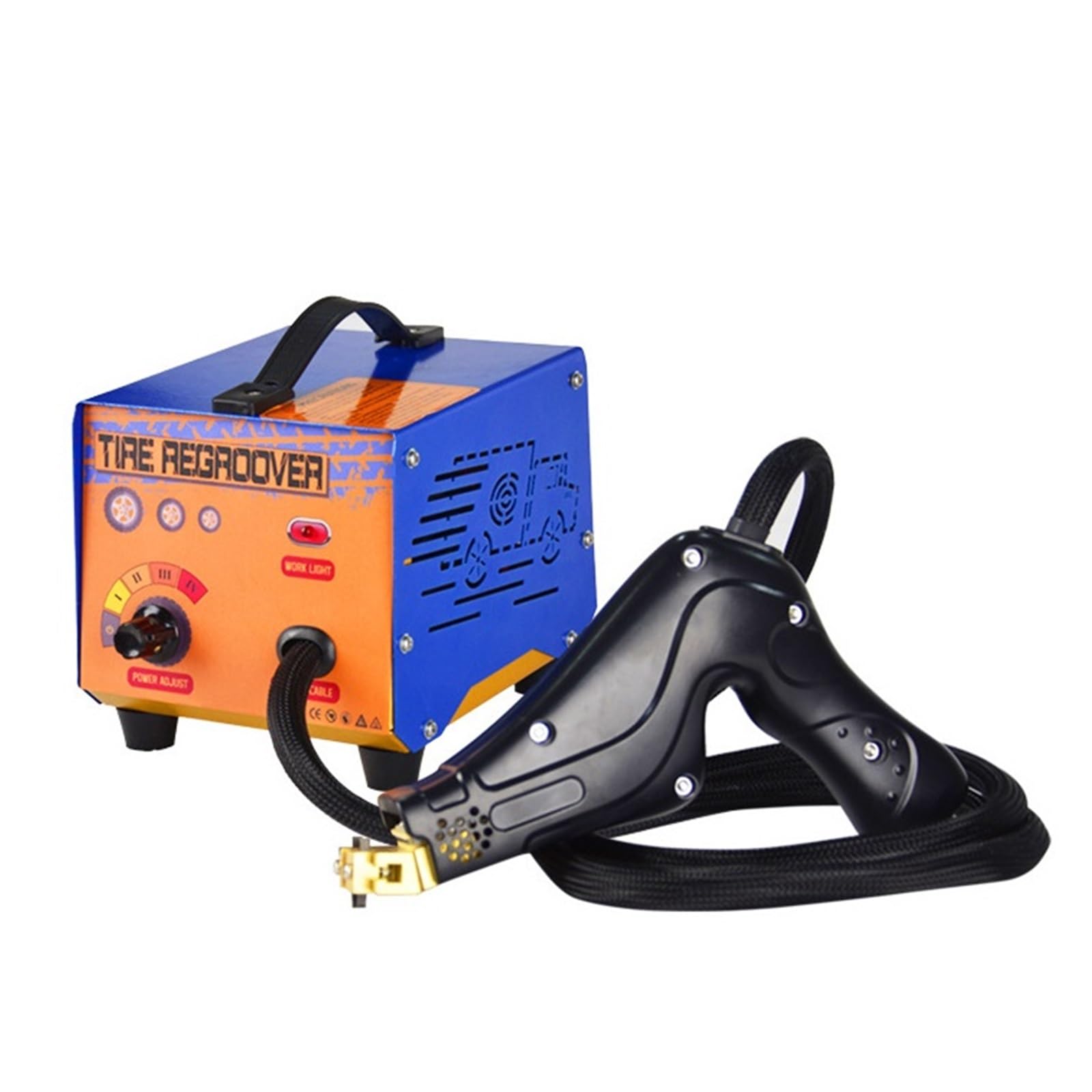 Tire Carving Portable Slotting Machine Truck Forklift Retreading Extensive Renovation