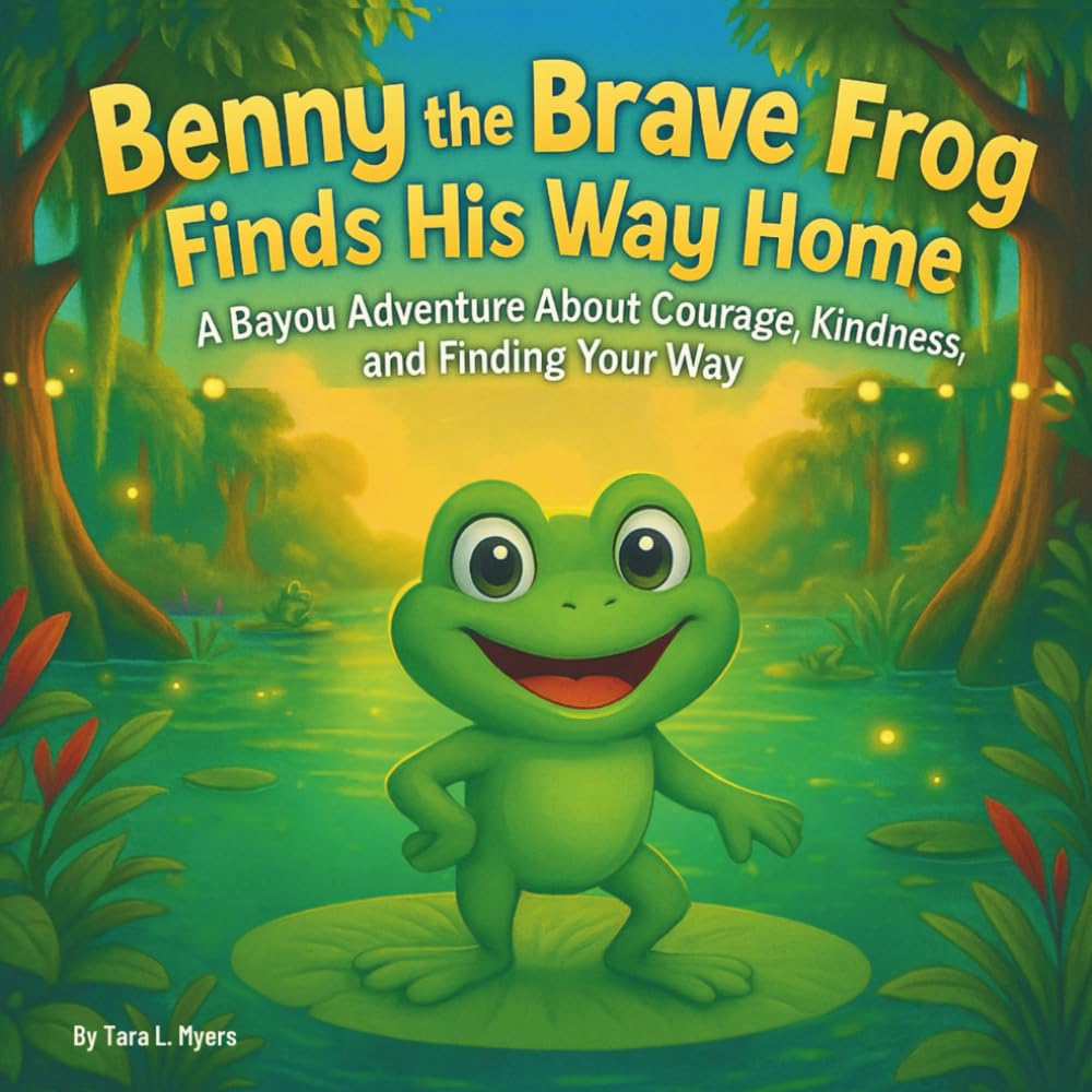 Benny the Brave Frog Finds His Way Home: Childrens Storybooks| A Bayou Adventure About Courage, Kindness, and Finding Your Way| Adventure| Animals| ... 30 Pages| Size 8.5 x 8.5 (Childrens Books)