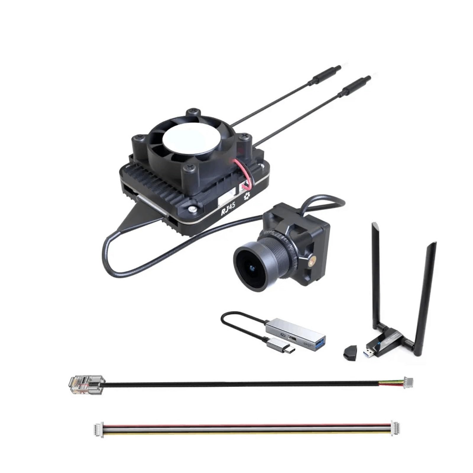 Trasmettitore FPV digitale HD wireless su OpenIPC con fotocamera 160° FOV 1080P(B)