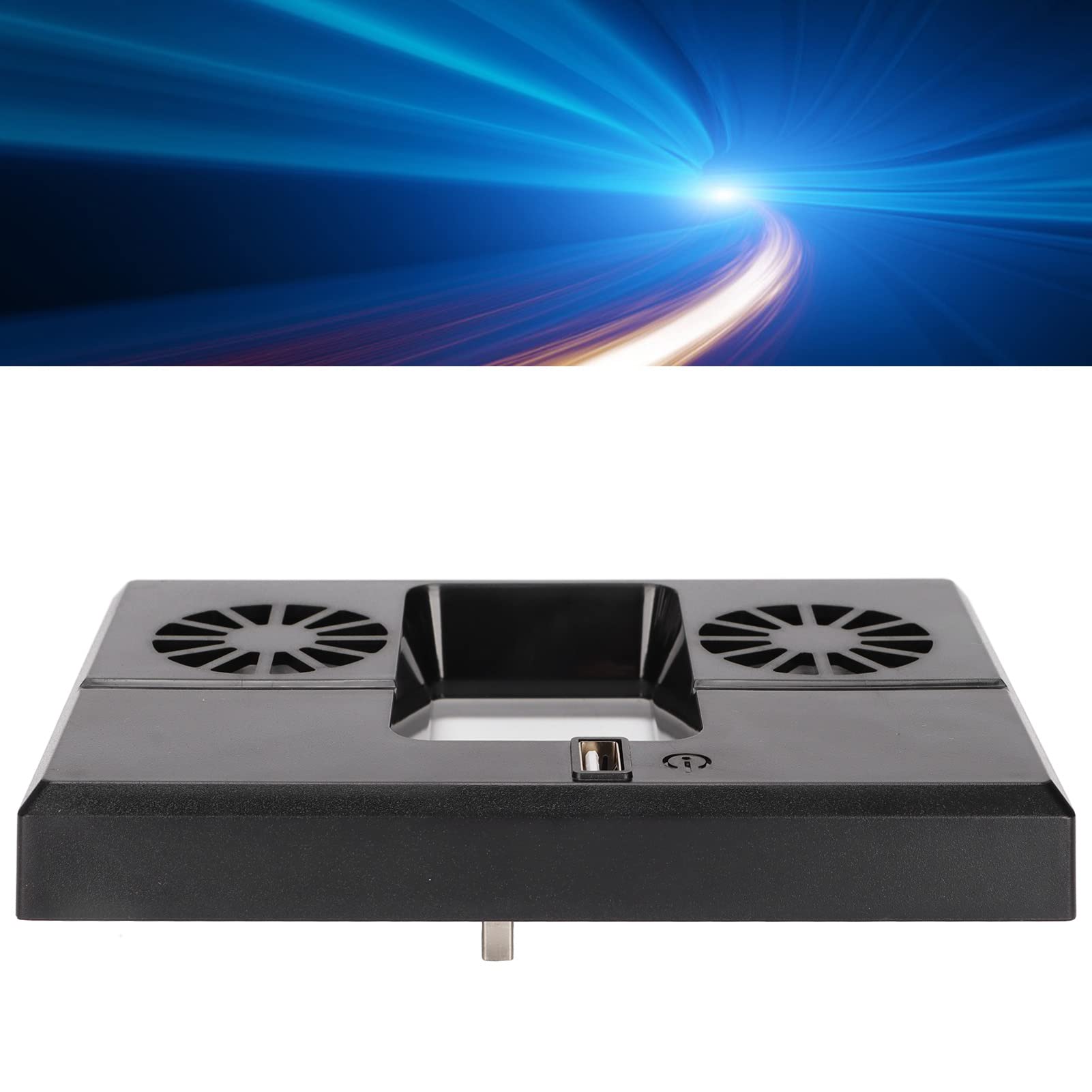 Lüfter für USB Externer Gamecontroller-Kühler mit RGB-Lichtern und Zwei Turbofans für Series X-Spielekonsole