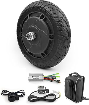 350W 8 INCH Scooter BRUSHLESS HUB Motor KIT CAN with LCD Display WUXING Throttle DIY Scooter Town 7 XL