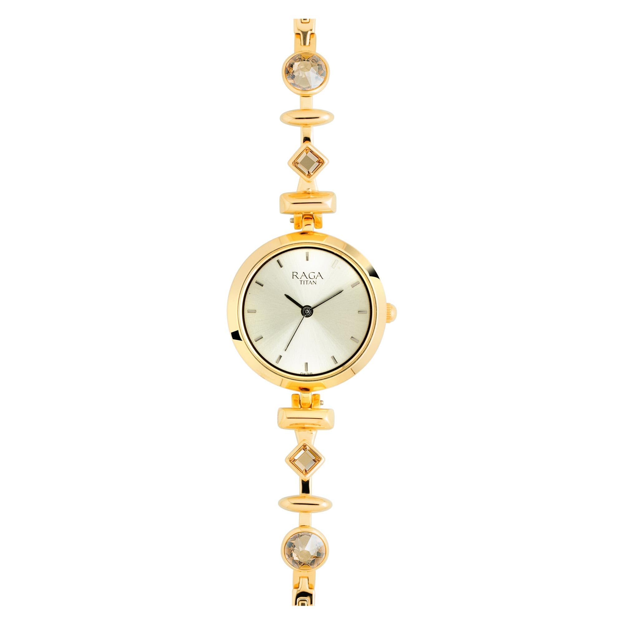 Titan Raga Facets Champagne Dial Analog Stainless Steel Strap Watch for Women-NS2606YM05 (B07YLV58JV) Amazon Price History, Amazon Price Tracker