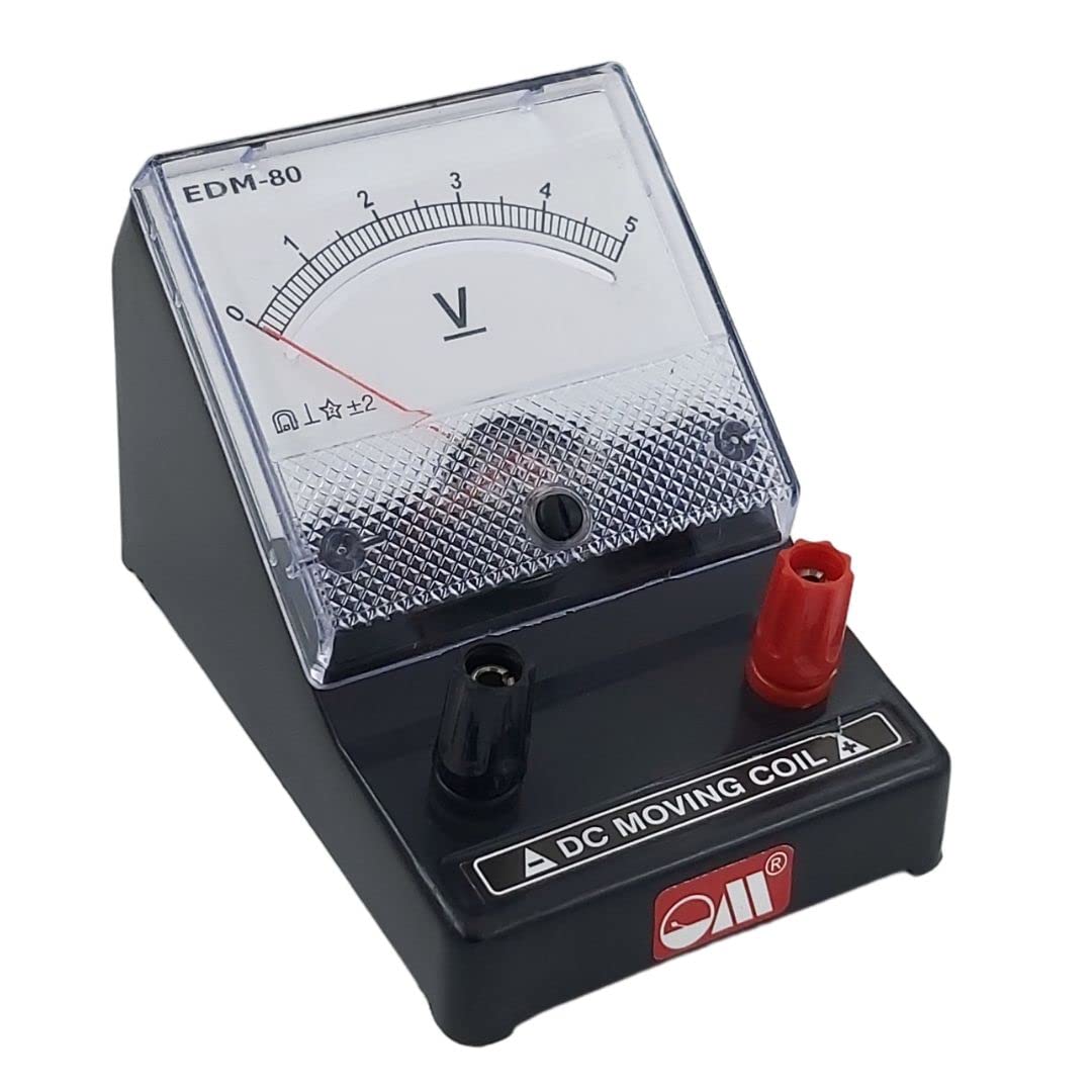 See full amazon price history chart for Om Meters EDM-80 Desk Stand Analog 0-5V DC Moving Coil Voltmeter (BLACK) Om Meters EDM-80 Desk Stand Analog 0-5V DC Moving Coil Voltmeter (BLACK) (B0B3XGPRW2) Amazon Price History, Amazon Price Tracker